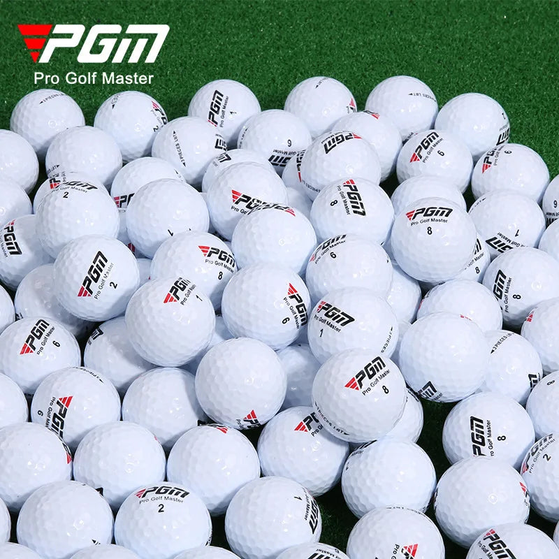 PGM Three-Layer Golf Balls Practice Performance Golf Ball Training for Distance Straight Shots Golf Design for Golfers Sport