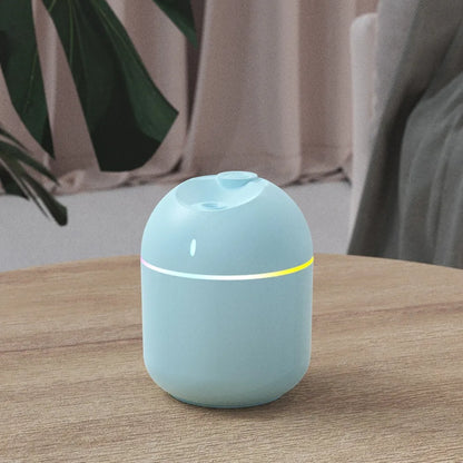 270ml USB Air Humidifier With Cool Mist Aroma Diffuser LED Night Light