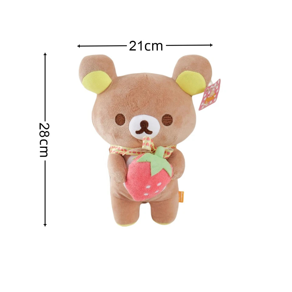 7 Styles Rilakkuma Plush Teddy Bear Peluche Lovely Anime Bear Stuffed Doll Kawaii Room Decor Anime Birthday Gifts Xmas Present
