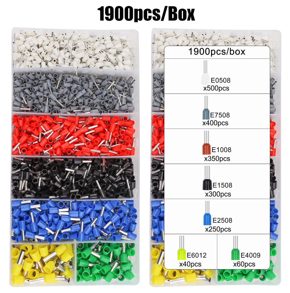 Crimping Pliers Ferrule Sleeves Tubular Terminal Tools HSC8 6-4A/6-6A/16-6E Wire Crimper Household Electrical Sets