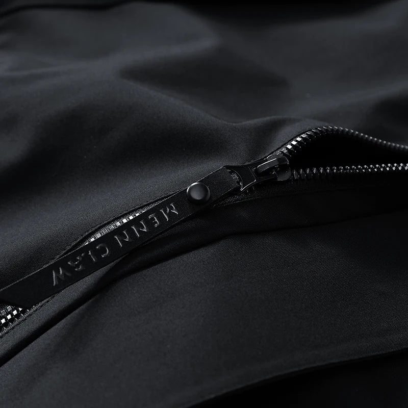 Waterproof Jacket Men Outdoor Softshell Zip Up Hooded Jacket Windbreaker Hiking Camping Coats Lightweight Spring Autumn Coats