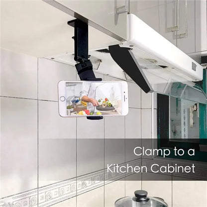 Airplane Phone Holder 360 Degree Rotating Collapsible Selfie Mount