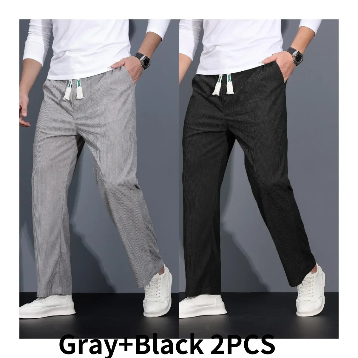 Men's Outdoor Golf Sports Windproof and Breathable Trend Straight Leg Pants Are Comfortable Fashionable Versatile Casual Pants