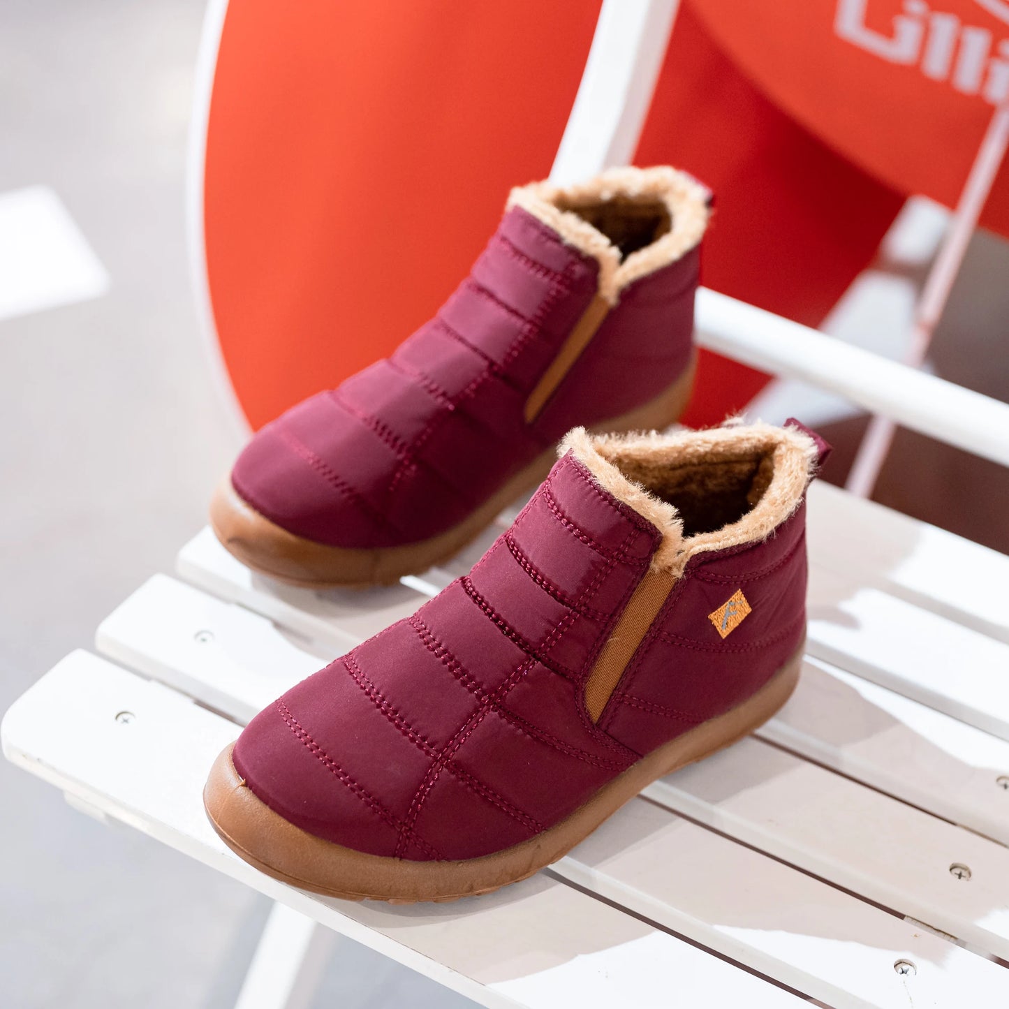 Winter Women Boots Waterproof Snow Boots Plus Size Couple Shoes Antislip Warm Fur Casual Flat Shoes Ankel Boots