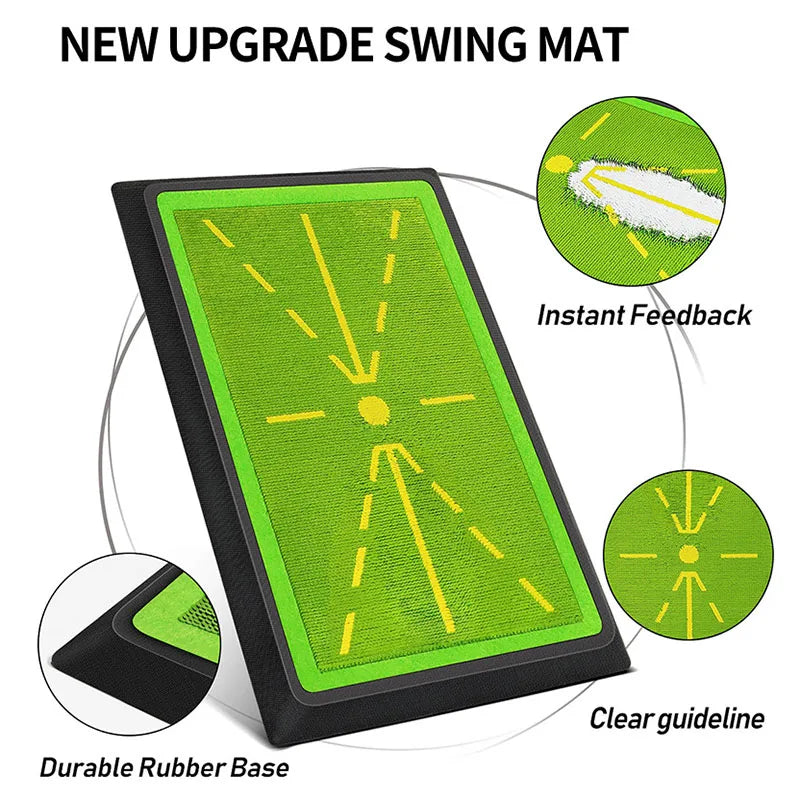 PGM High Quality Golf Training Pad for Swing Detection Batting Ball Trace Directional Mat Swing Path Pads Swing Practice Pads