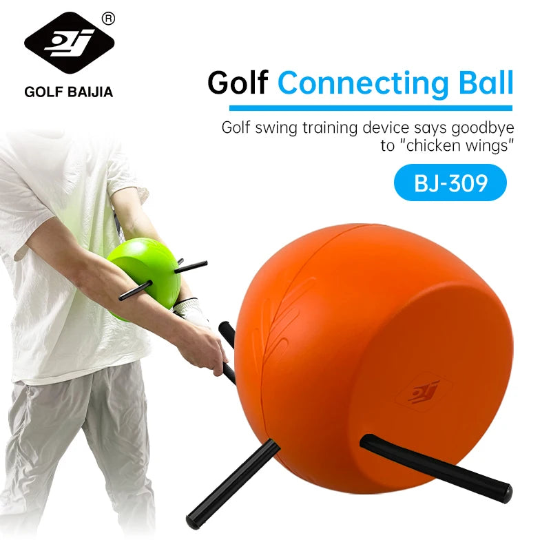 Golf swing arm posture corrector, swing training ball, swing chicken wing corrector, golf chipping accessories