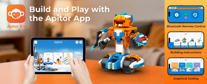 12-in-1 Programmable Robot Building Kit With App Remote Control