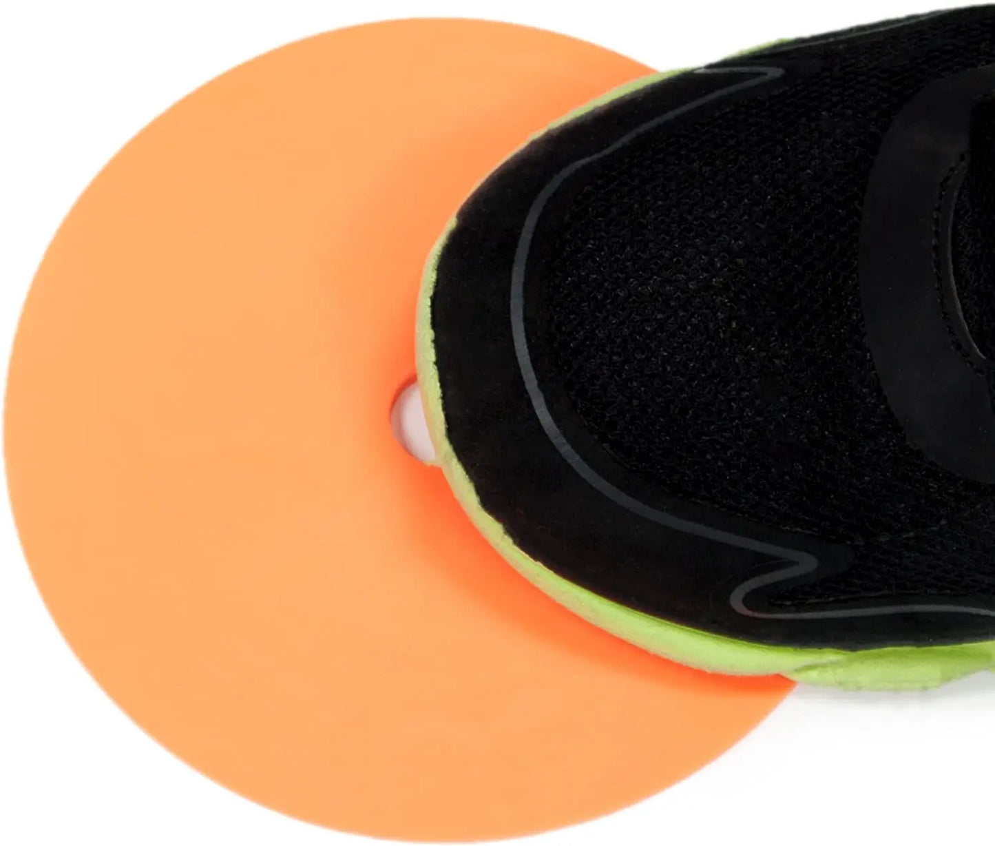 Flat Soccer Cones Marker Discs, 150mm Diameter, TPE Elastomer, Multicolor