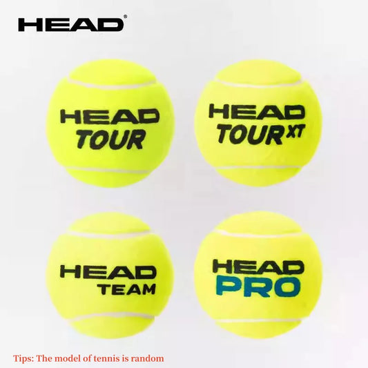 HEAD Tennis Ball 3/6/9PCS Wool Rubber Training Balls High Elasticity Match Balls Durable Excesice Tennis (Random model)