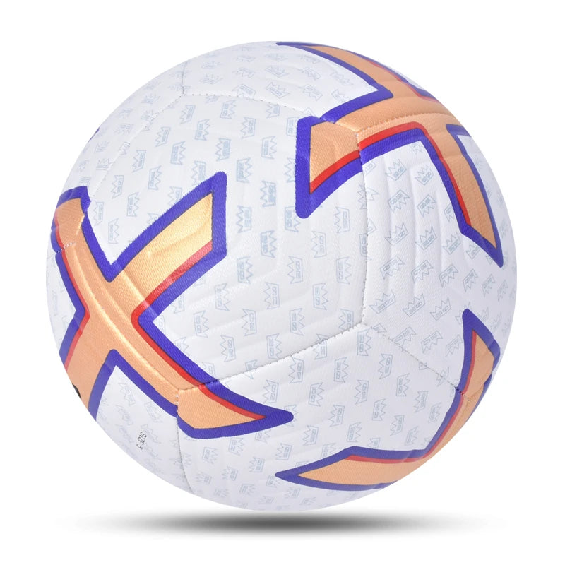Soccer Balls Standard Size 5 Machine-Stitched Ball PU Material Sports League Outdoor Match Football Training Ball Futbol Voetbal
