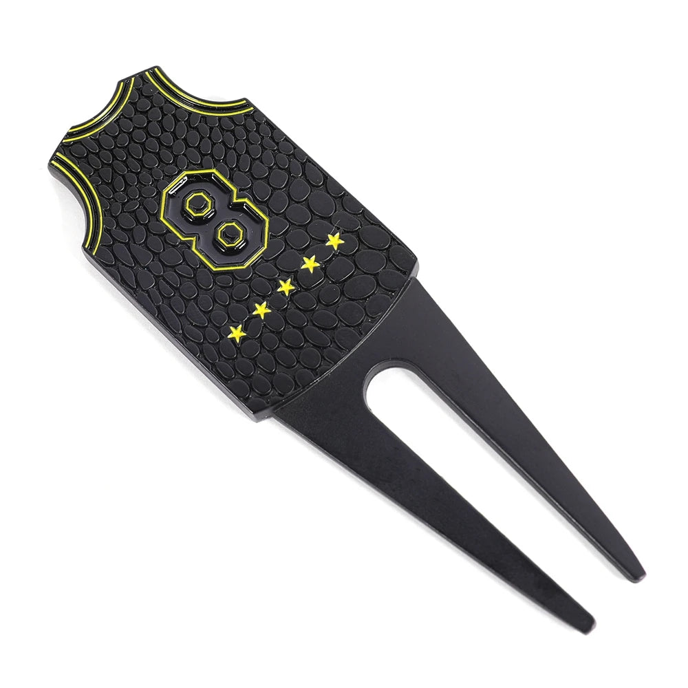 1 Pcs  Golf Ball Marker Putting Green Pitch Fork Groove Cleaner Golf Pitchfork Golf Divot Tool