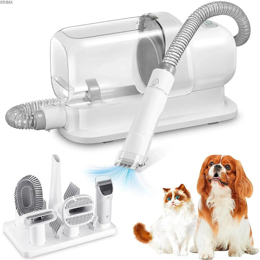Dog Grooming Vacuum & Pet Grooming Kit – 2.3L Large Capacity Pet Hair Vacuum Cleaner