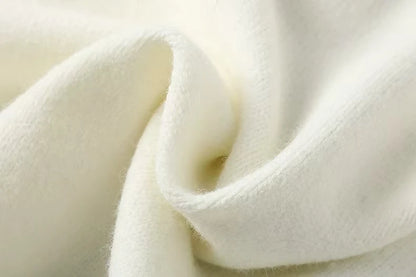 Pullover Sweater Bear Print Women Cashmere Cotton Knit