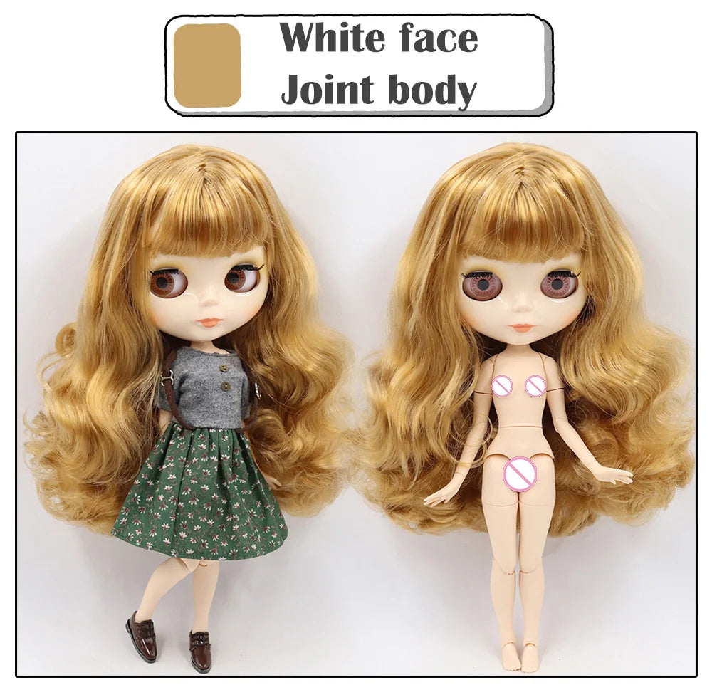 ICY DBS Blyth Doll White Skin Joint Body 1/6 BJD Special Price OB24 Toy Gift