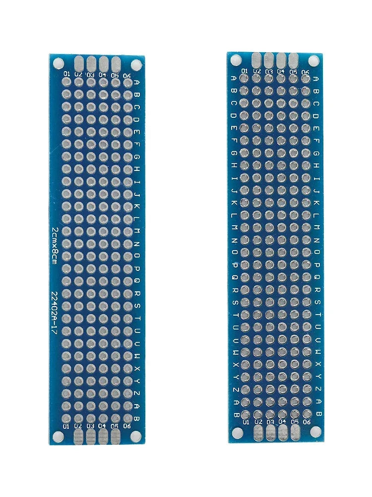 5/10PCS Double Sided PCB Prototype Board 2x8cm 3x7cm 4x6cm 5x7cm 7x9cm Blue Universal Printed Circuit Board DIY Electronic Kit