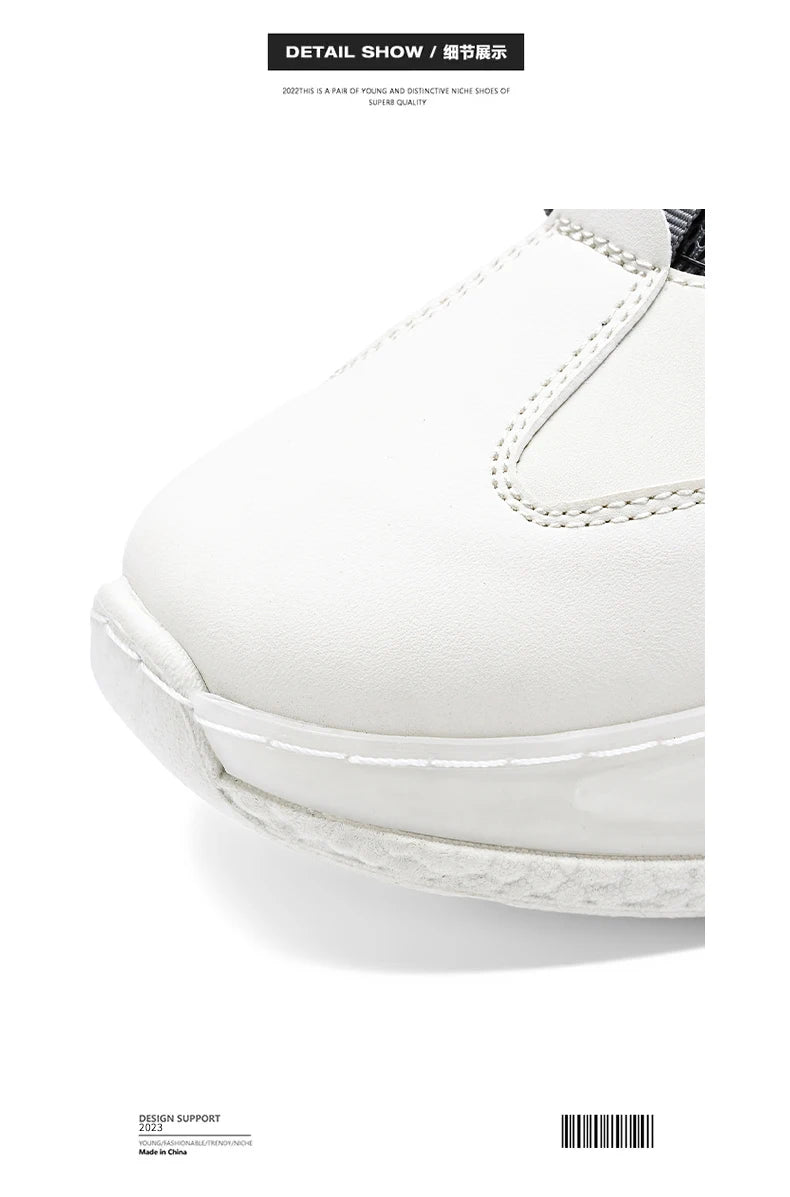 Men's Casual Canvas Shoes Button Closure Mixed Colors EVA Outsole