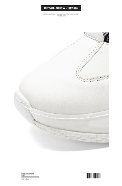 Men's Casual Canvas Shoes Button Closure Mixed Colors EVA Outsole