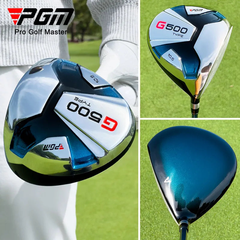 PGM Titanium Alloy No.1 Wood Iron Rod Putter Set Low center of gravity Golf Club Complete Set for Men Beginners MTG075