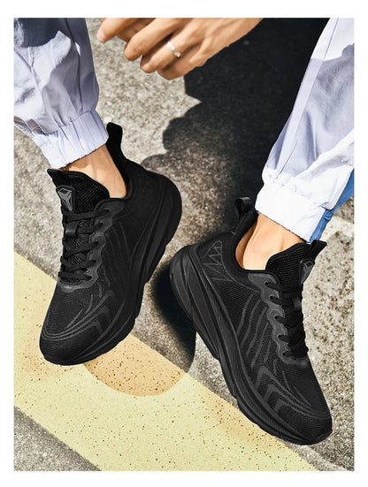 Carbon Plate Air Cushion Running Shoes Unisex Cushioned Walking Shoes