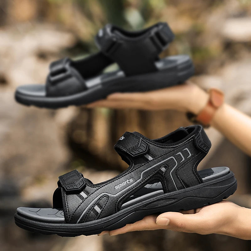 Men's Outdoor Sandals Open-Toe Anti-Slip Breathable EVA Insole