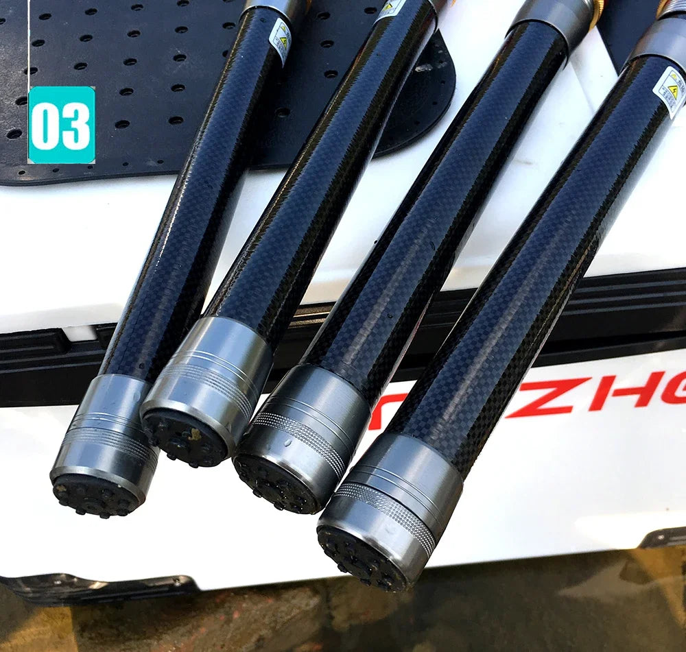 1.8-3.6m Carbon Fiber Fishing Rod And Reel Combo Super Hard Telescopic Fishing Pole Spinning Reel Kit Max Resistance 3-8kg Pesca