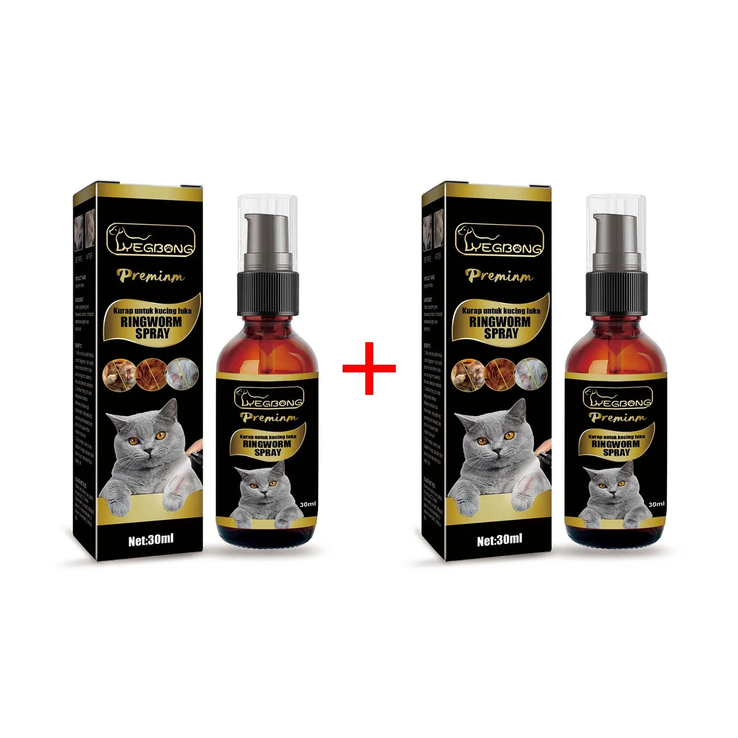 Pet Moss Spray Dogs Cats Relieve Itching Fur Regrowth Tick Lice Mite Remover Flea Killer Ringworm Treatment Pet Skin Care Liquid