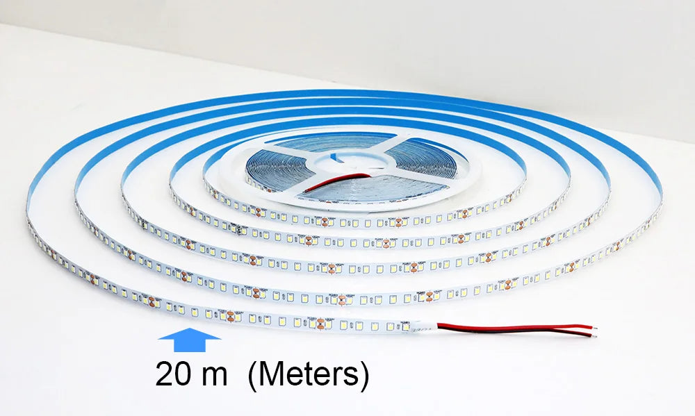 Flexible LED Strip 24V – 5m to 20m, 120 LEDs/m, Soft Lamp Bar