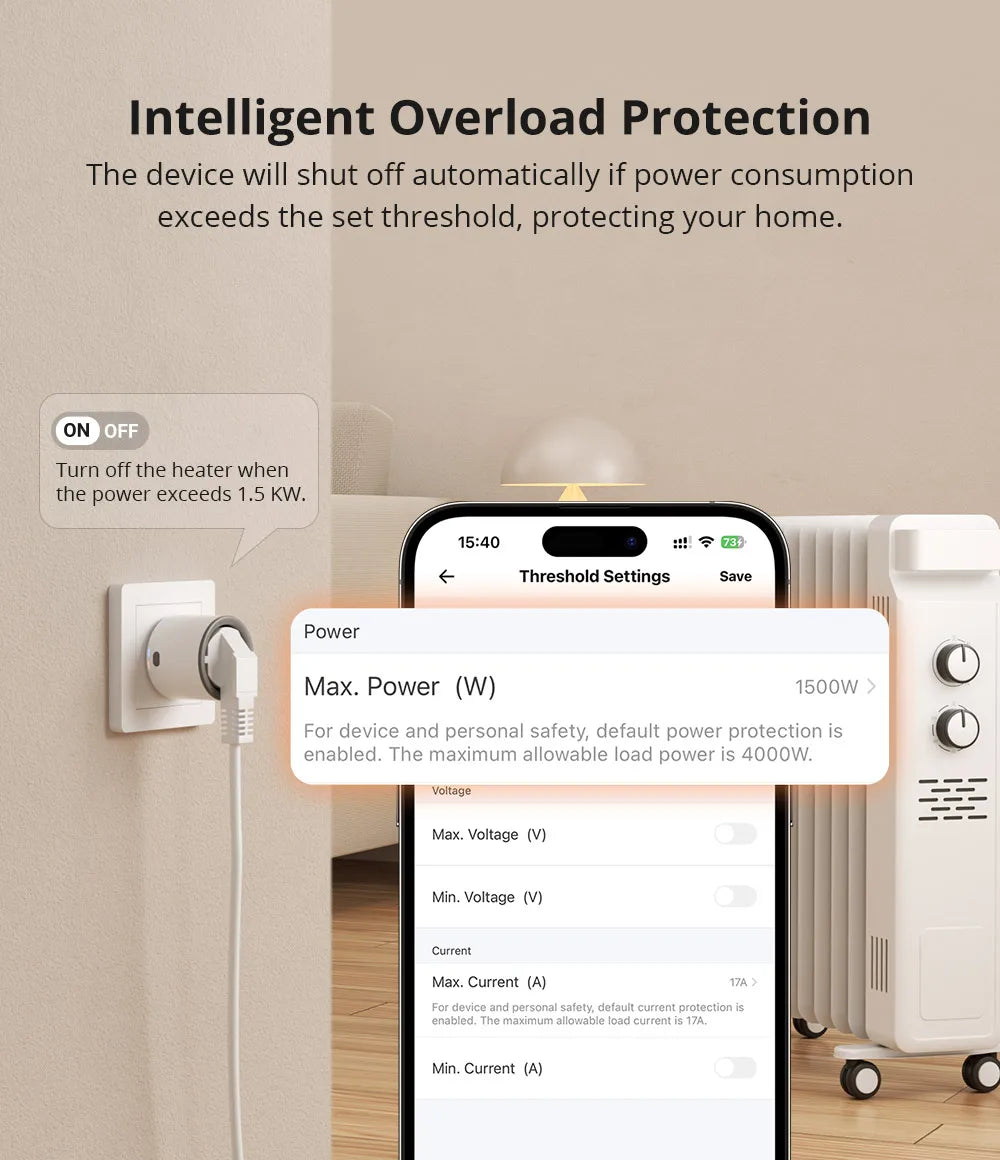 1-4 PCS SONOFF S60ZB EU iPlug Zigbee Smart Plug Energy Monitoring Wireless Socket Timer Smart Switch Work With Google Home Alexa