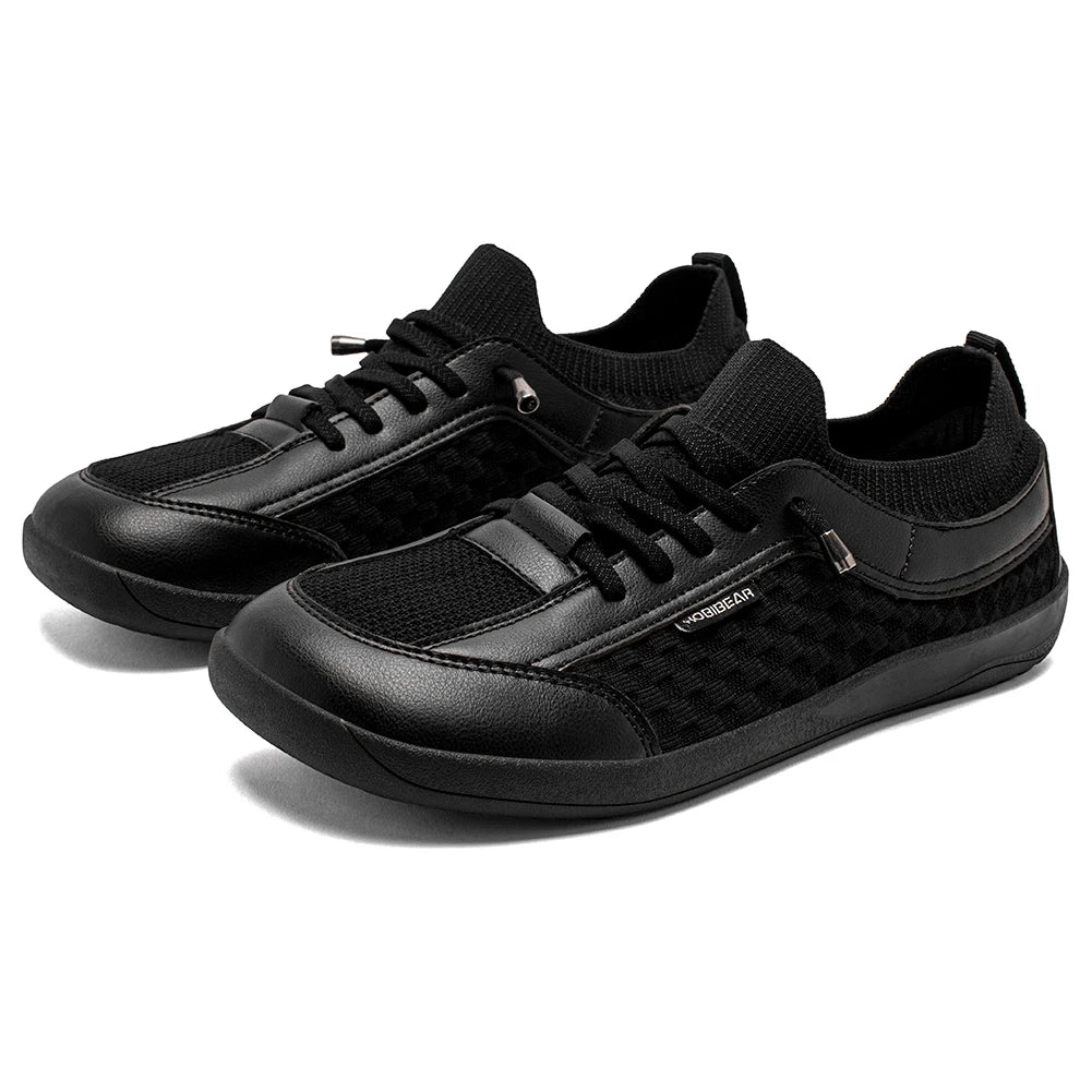 HOBIBEAR Men Barefoot Shoes Women Slip On Wide Toe Walking Sneaker | Zero Drop Sole | Lightweight Breathable Minimalist Shoes