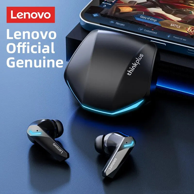 Original Lenovo GM2 Pro TWS Bluetooth 5.3 Earphones Dual Modes Music Game Earbuds HD Calls With Built-in 2 Mics Sport Headphones