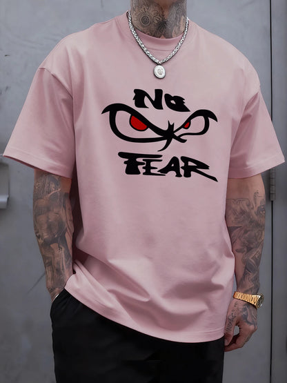 Men's Cotton Oversized Short Sleeve T-Shirt Casual Summer