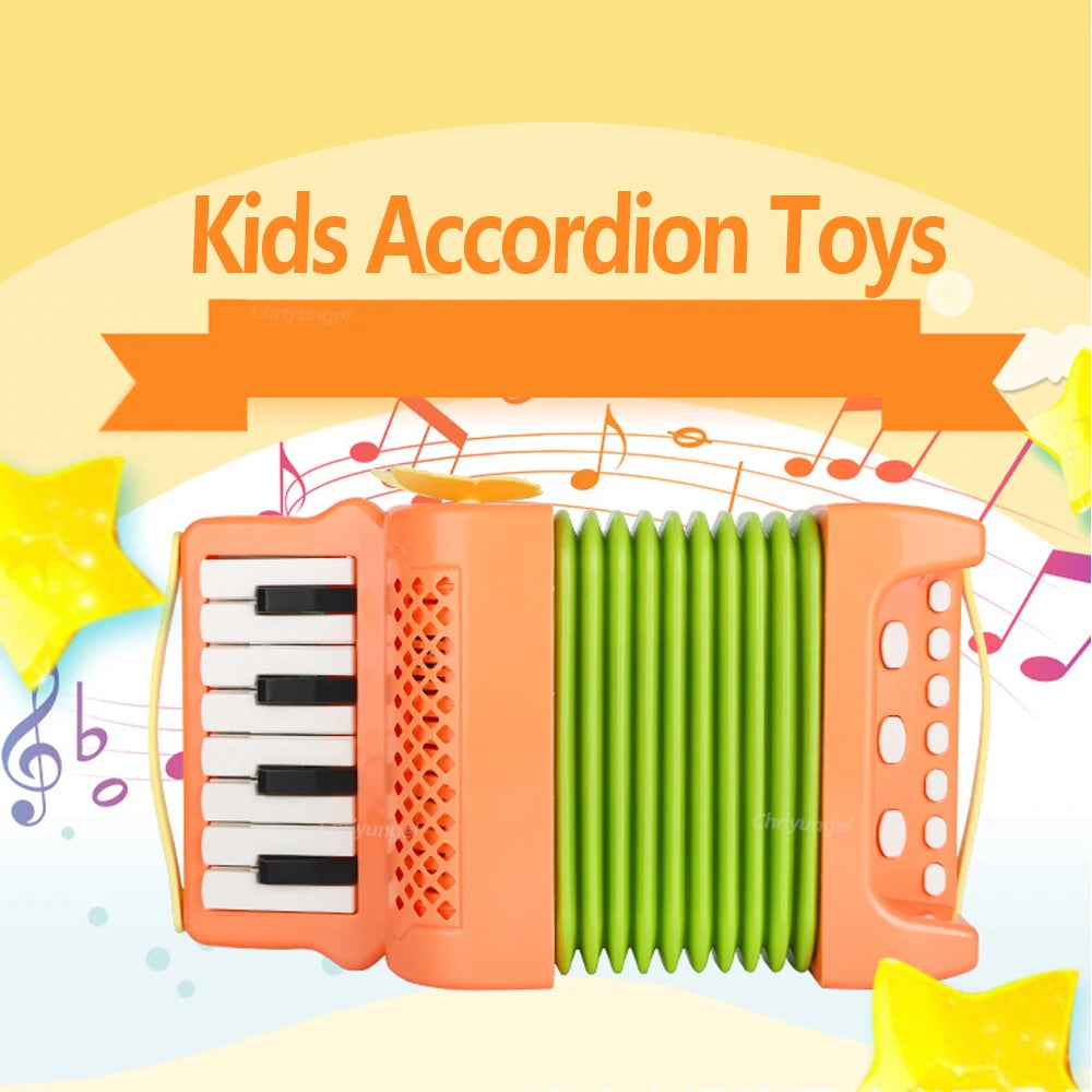 Accordion Toy for Kids Musical Indoor and Outdoor Playing Musical Instrument Educational Toys Gifts for Toddlers Boys Girls