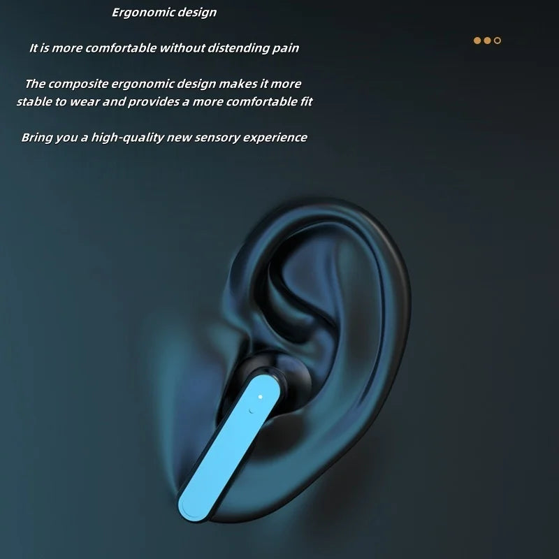 S20 Bluetooth Earphone Headphones Mirror Wireless Stereo Headset  with Digital DisplayTouch Control Sports Earbuds for Gaming