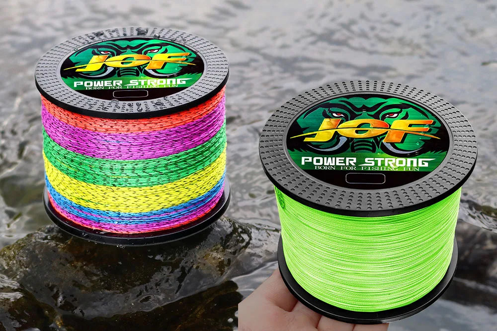 JOF 4 Strands Fishing Line 300/100M Braided PE Fishing Strong Fishing Line Multifilament Durable Fishing Line Tool