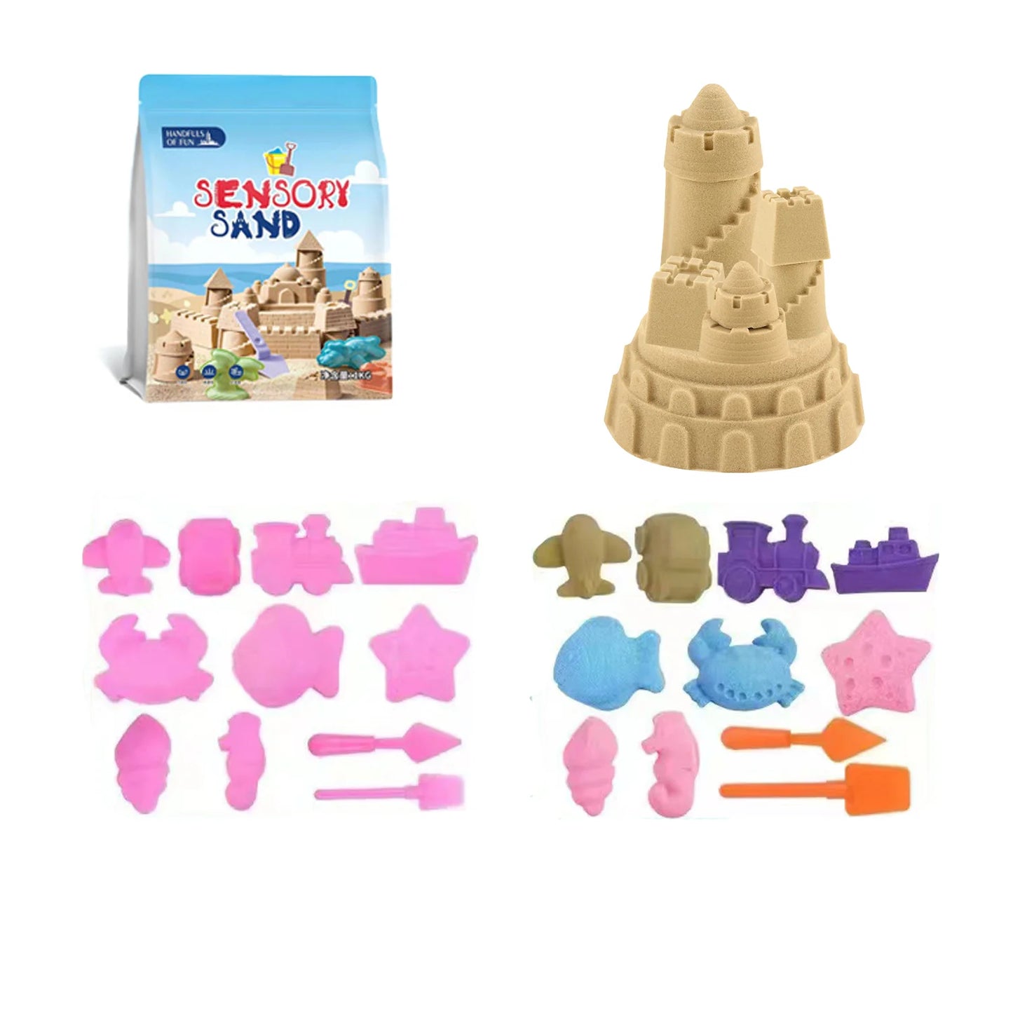 500g/bag Educational Sand Clay Amazing DIY Indoor Magic Playing Sand Children Toys Mars Space Sand 5 Colours Availible