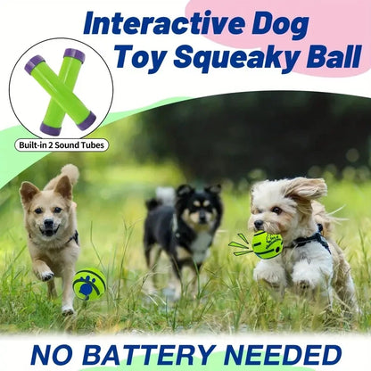 Dog Interactive Ball Toy For IQ Training Green Vinyl Ball