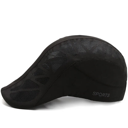 Men's Sports Sun Hat With Breathable Mesh Cotton Polyester Cap