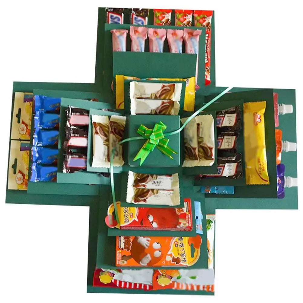 Explosion Box Gift DIY Photo Album Paperboard Construction