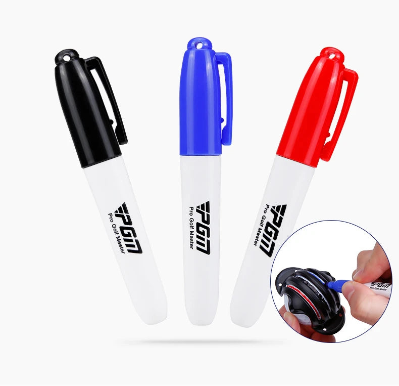 PGM 3pcs Golf Marker Special Marker Is Waterproof, Not Easy To Fade and Easy To Carry ZP034