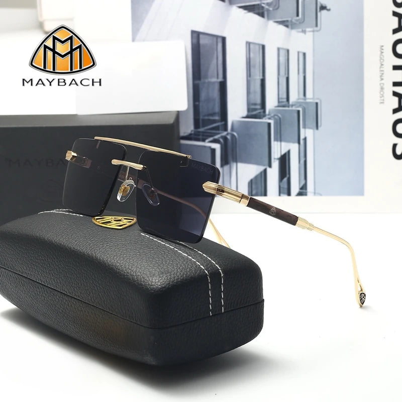 MAYBACH Sunglasses Luxury brand for Men and women Classic Sun Glasses High Quality Eyewears Pilot Goggle UV 400 Protection 527