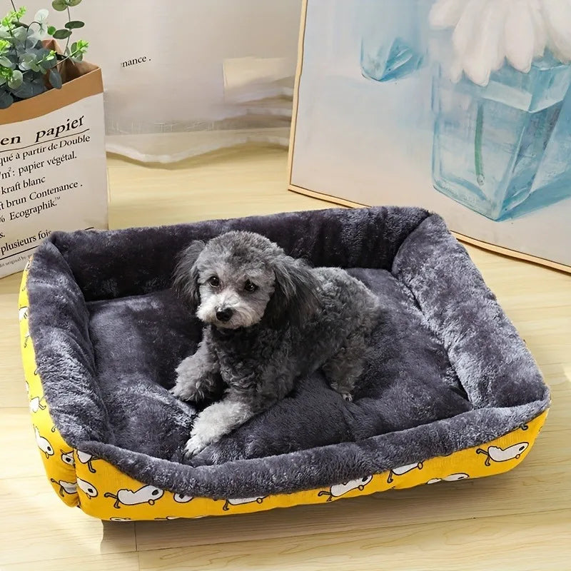 Soft Pet Bed Sofa Mat – Cozy Winter Cushion for Small, Medium & Large Pets