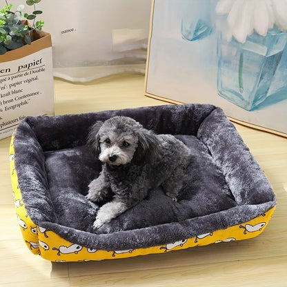 Soft Fabric Pet Bed Sofa Mat With Comfort Padding For Small, Medium Large Pets