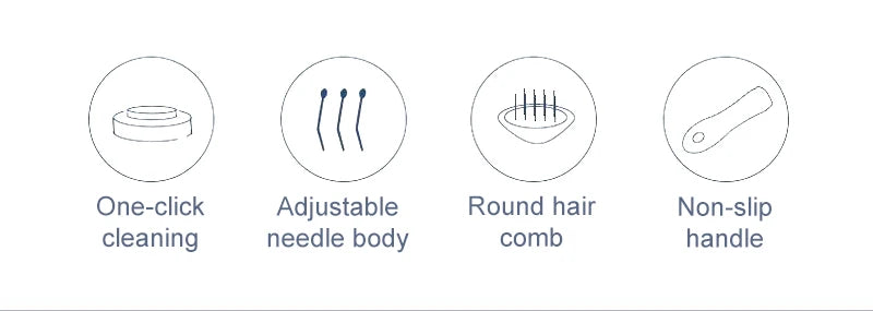 Dog Hair Remover Brush – Pet Grooming & Cleaning Comb for Long Hair Dogs and Cats