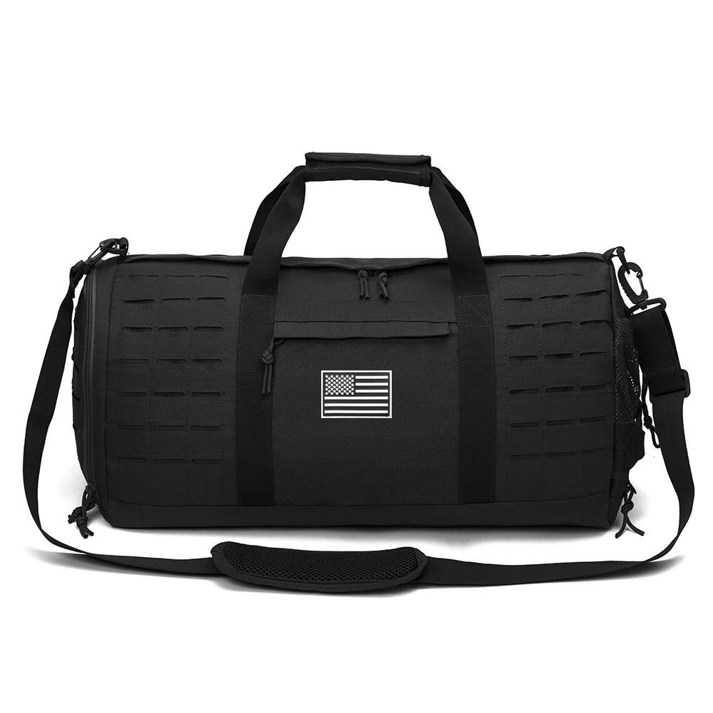 40L Sports Fitness Bag Tactical Travel Tote Men's Fitness Training Shoes Basketball Travel Bag Handy Luggage