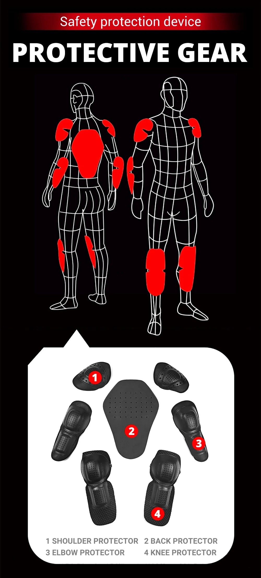 Motorcycle Jacket Waterproof Motorcross Jacket Pants Moto Jacket Windproof Riding Motorbike Clothes With Protective Gear M-3XL