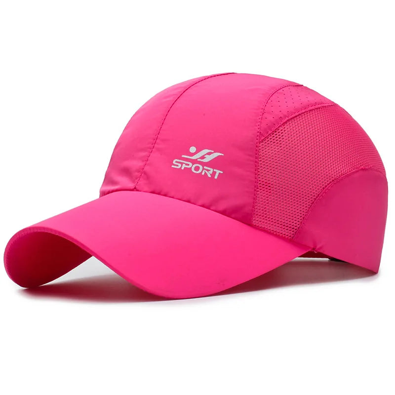 Quick Drying Adjustable Baseball Cap - Breathable Sun Protection For Outdoor Golf Fishing Running Sports