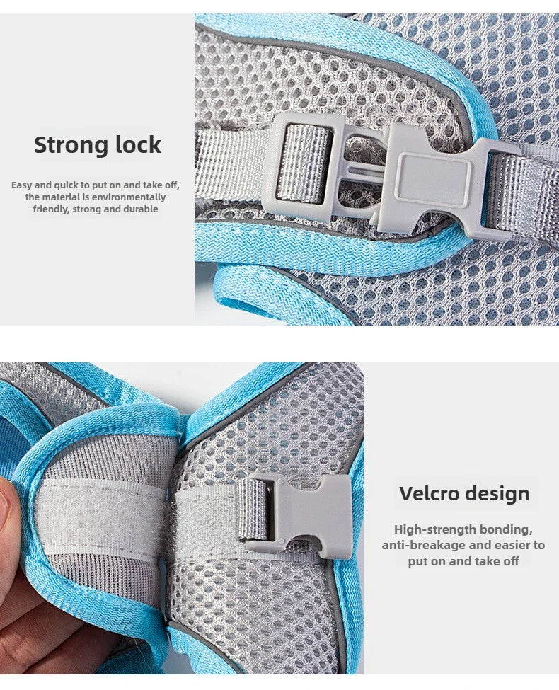 Pet Things Cat Accessories Cute Adjustable Cat Collar and Leash Set for Walking Safe Reflective Soft Comfortable Vest