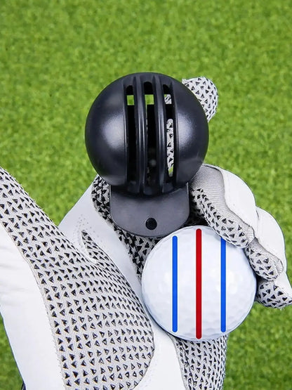 Golf Ball Alignment Tool Fade-Resistant With Two Stamp Markers