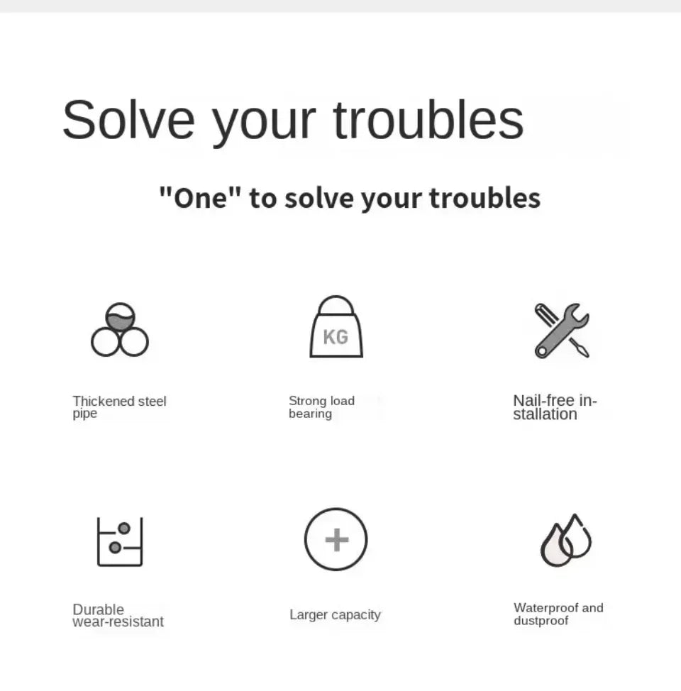 Vertical Coat & Hat Stand – Bedroom Storage Rack