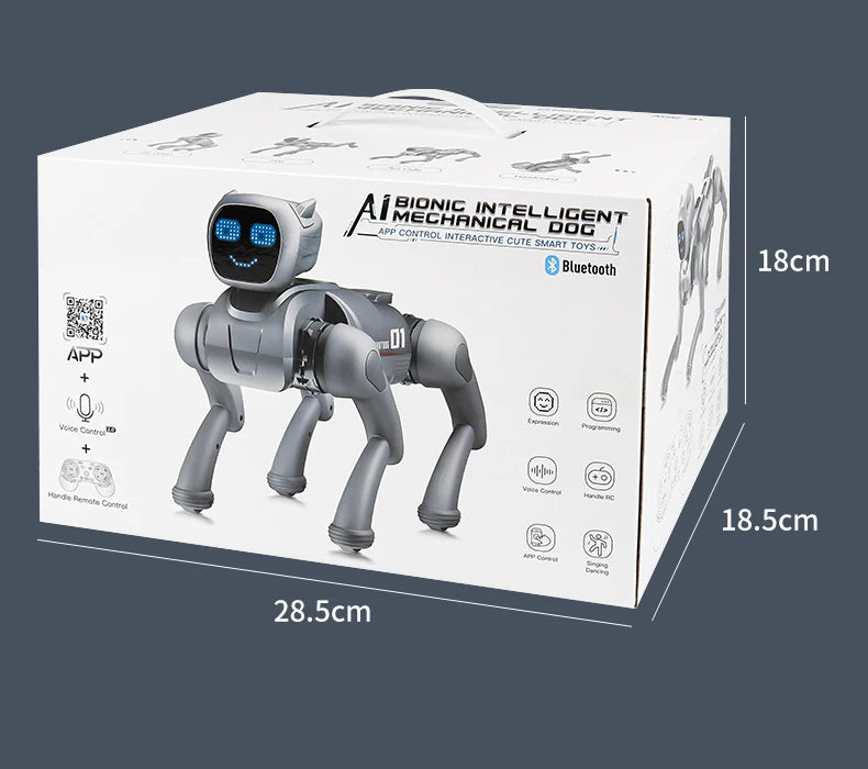 New model robot dog, intelligent remote control, children's remote control toy, stunt mechanical pet dog, children's gift